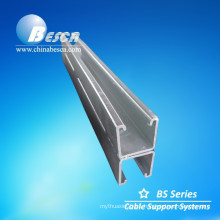 2.5 mm HDG Welded Back to Back Steel Channel for cable tray support(UL, CE, cUL, NEMA, ISO9001)